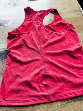 Lucy Bright Coral Athletic Tank Top